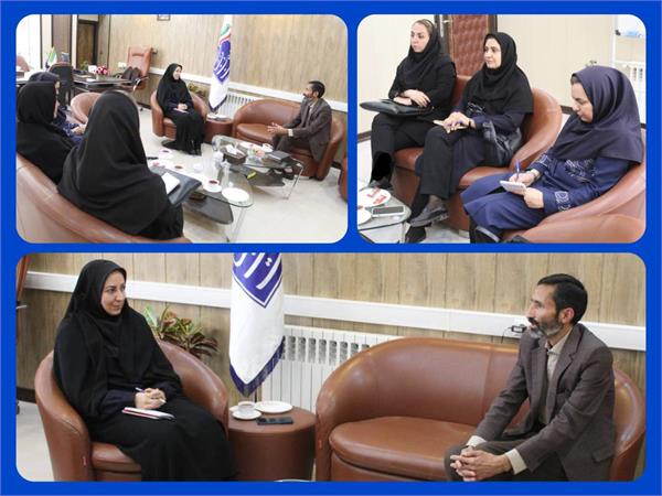 دیدار مدیران دانشگاه فنی و حرفه ای استان یزد با مدیرکل ارتباطات و فناوری اطلاعات استان در راستای توسعه همکاری ها و هم اندیشی جهت برگزاری رویداد فناورانه با موضوع مهارت