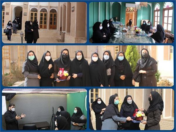 بازدید اعضای شورای بانوان بخش ارتباطات و فناوری اطلاعات استان یزد، از مجموعه "خانه خلاق زی نو"