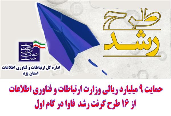 حمایت 9 میلیارد ریالی وزارت ارتباطات و فناوری اطلاعات از 16 طرح گرنت رشد  فاوا در گام اول