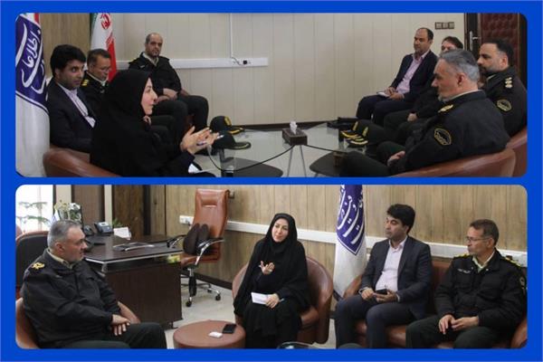 دیدار فرماندهی نیروی انتظامی استان یزد با مدیرکل ارتباطات و فناوری اطلاعات استان