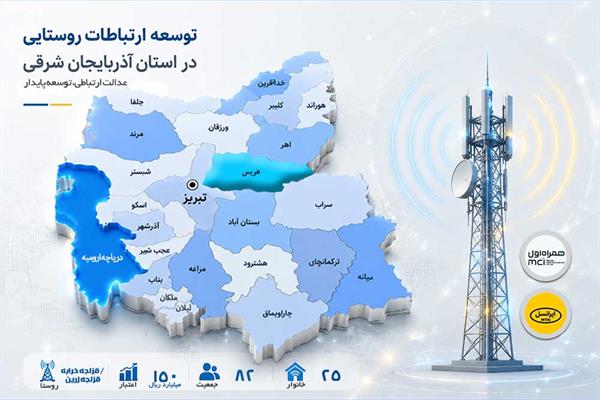روستای قزلجه خرابه / قزلجه زرین در آذربایجان شرقی به اینترنت پرسرعت متصل شد