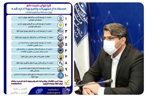 100 میلیارد ریال تسهیلات برای توسعه اکوسیستم ارتباطات و فناوری اطلاعات استان یزد
