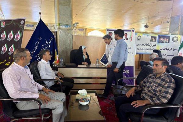 برپایی میز خدمت اداره‌کل ارتباطات کهگیلویه و بویراحمد