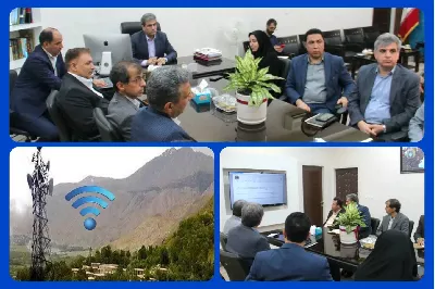 مشارکت فرمانداری تفت در اجرای پروژه فیبرنوری روستایی(تار)
