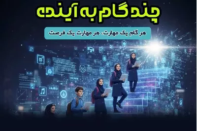 اجرای طرح ملی آموزش مهارت‌های رقومی با عنوان «چند گام به آینده» ویژه دانش‌آموزان دوره دوم متوسطه نظری