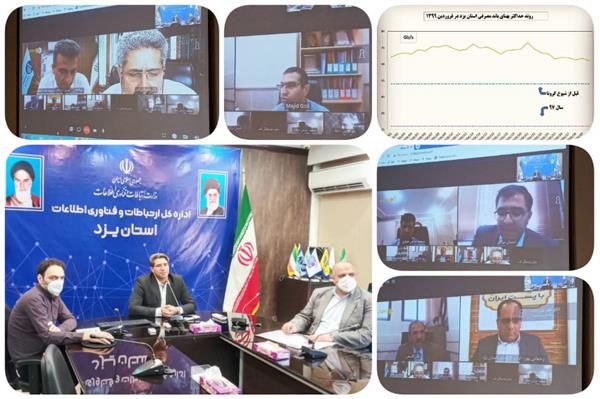هماهنگی حوزه ارتباطات و فناوری اطلاعات استان یزد در راستای تحقق جهش تولید و توسعه اقتصاد دیجیتال در سال 99