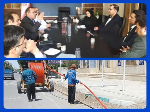 ادامه جلسات هفتگی کنترل پایش و رفع موانع پیشرفت طرح فیبرنوری منازل و کسب و کارهای استان یزد